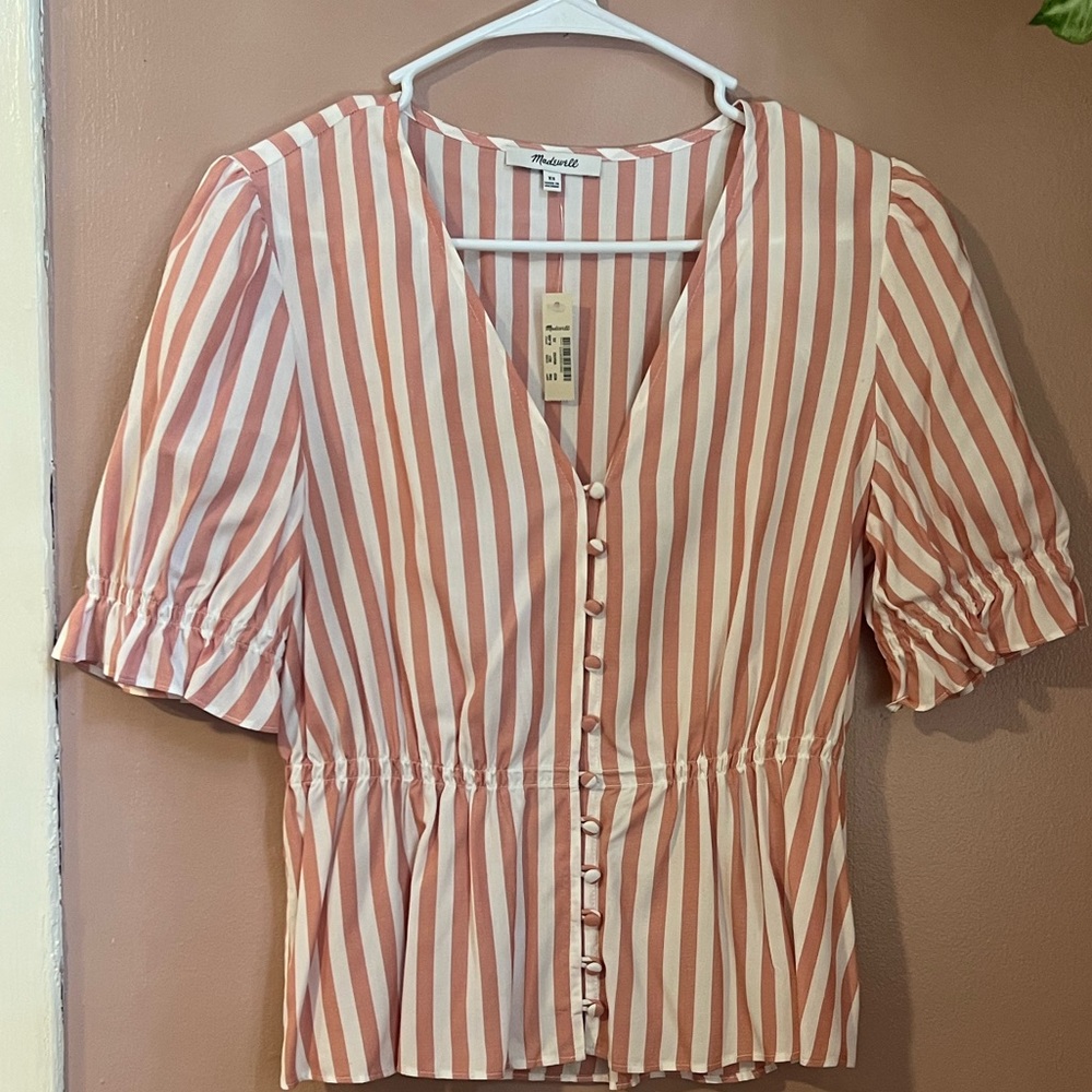 Madewell Striped Blouse